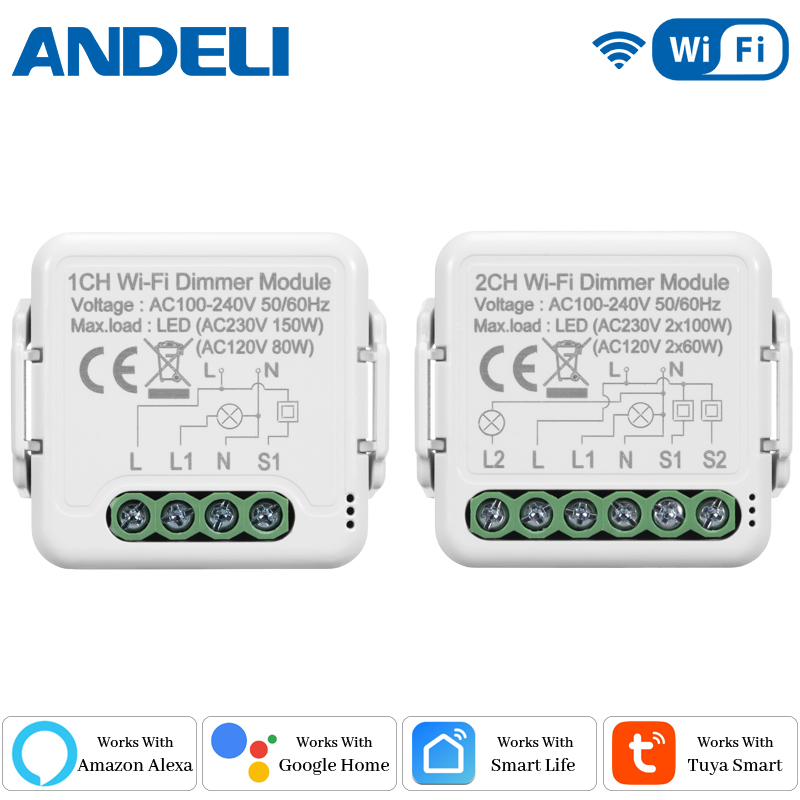 Smart Home Integration - Módulo de Interruptor Inteligente WiFi DIY,