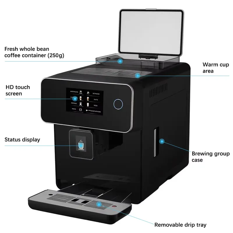 Smart Home Design - para. Cafetera Espresso Italiana Comercial Inteligente