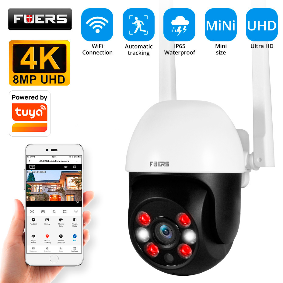 Smart Home Imou - Cámara IP Fuers 8MP 4K para