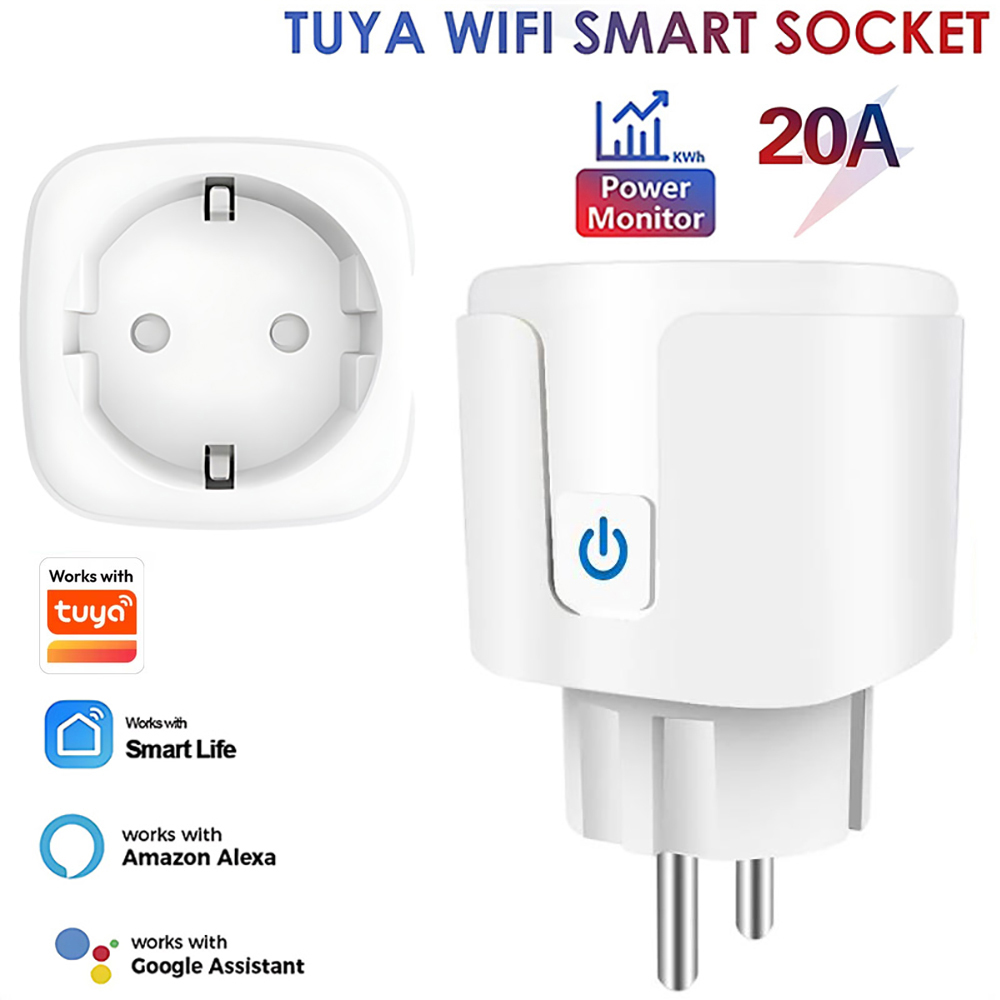 Smart Wall Socket - Enchufe Inteligente Wifi de 20A Compatible