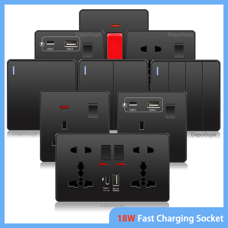 Smart Wall Socket - Enchufe de carga rápida inteligente Universal