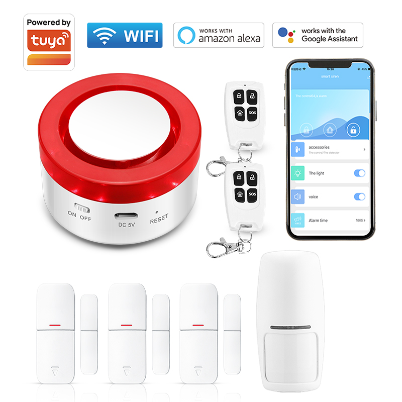 Smart Home Demo Kit - Tuya WIFI inteligente sistema de alarma