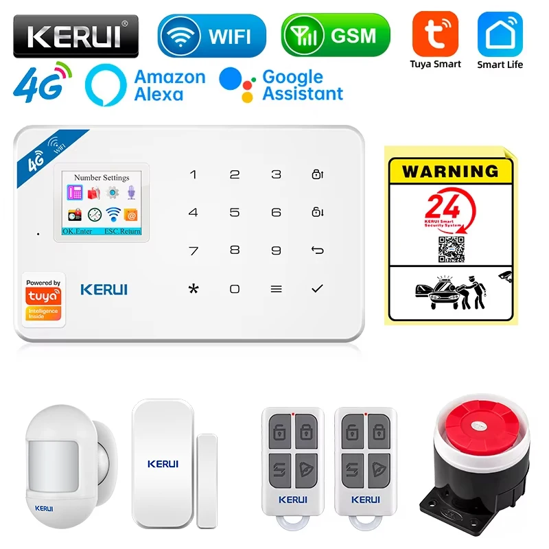 Smart Home Demo Kit - KERUI-Kit de sistema de alarma de
