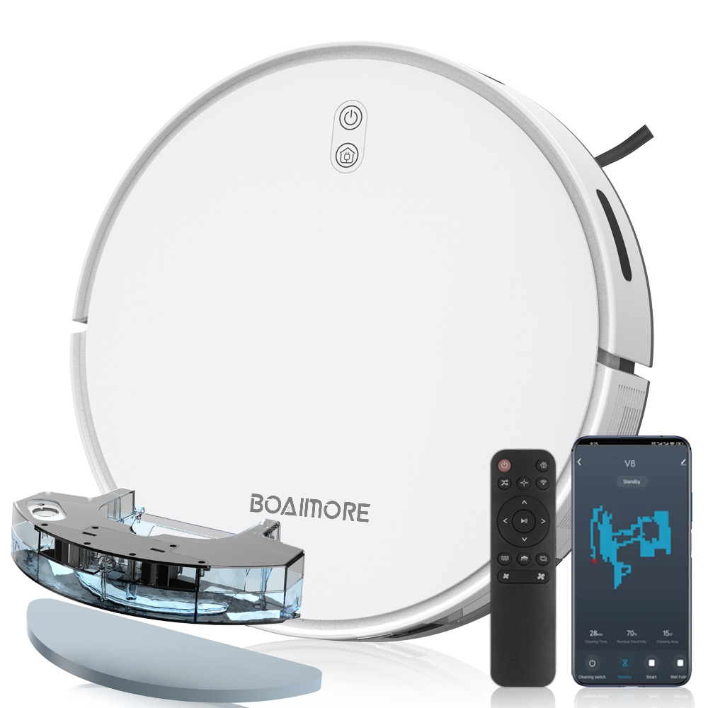 Smart Home Integration - Robot aspirador Combo Mop con 6500PA,
