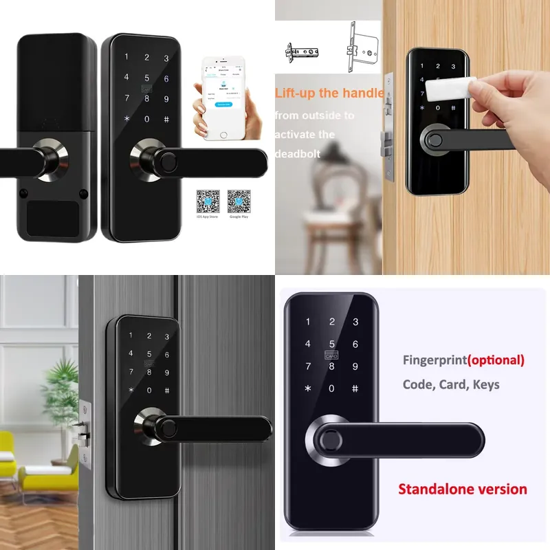 Airbnb Smart Home - Cerradura Inteligente NFC con WiFi, Resistente