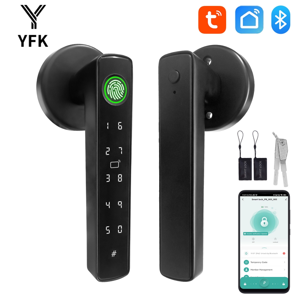 Smart Home Interior - Cerradura Inteligente para Puerta YFK Tuya