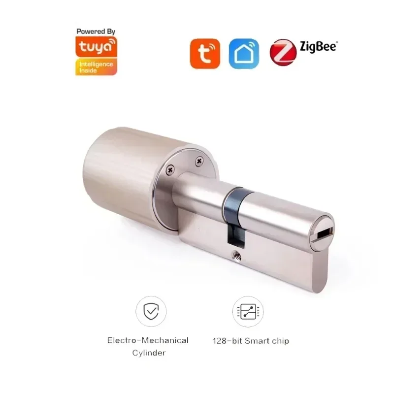 Smart Home Technology - Cilindro de cerradura inteligente Tuya, llave