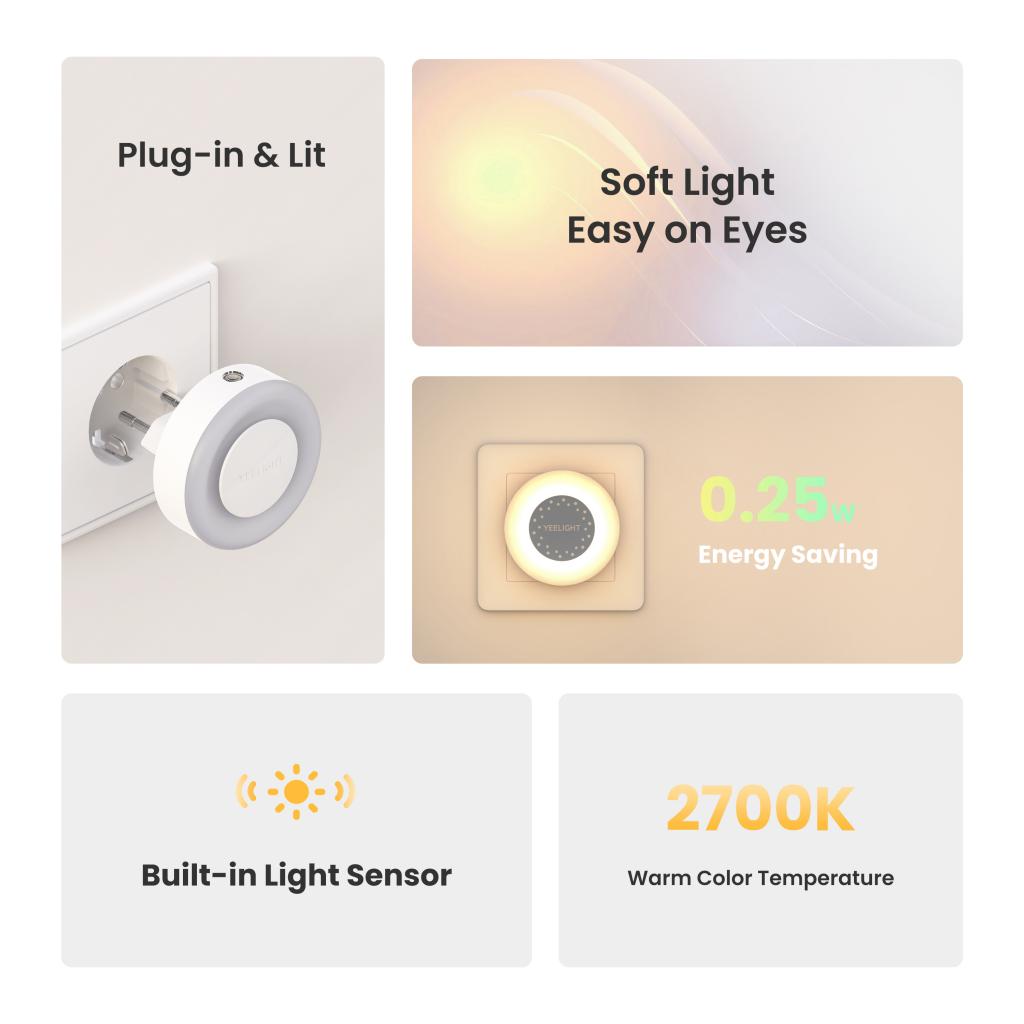 Yeelight-Sensor de luz enchufa - Smart Home Yeelight reseña y precio