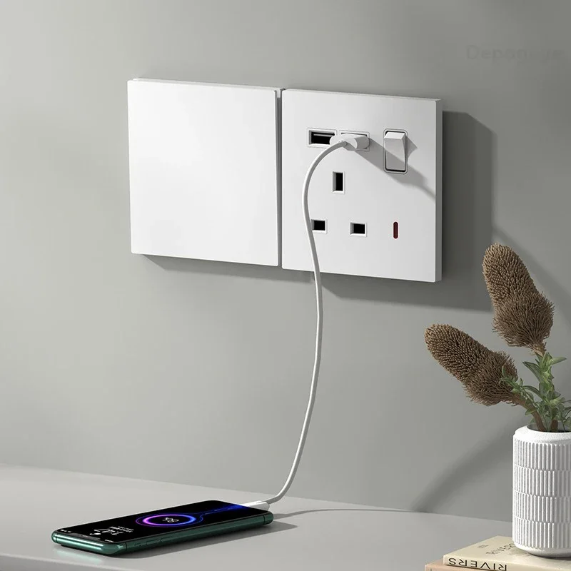 Toma de corriente estándar del - Smart Wall Socket reseña y precio