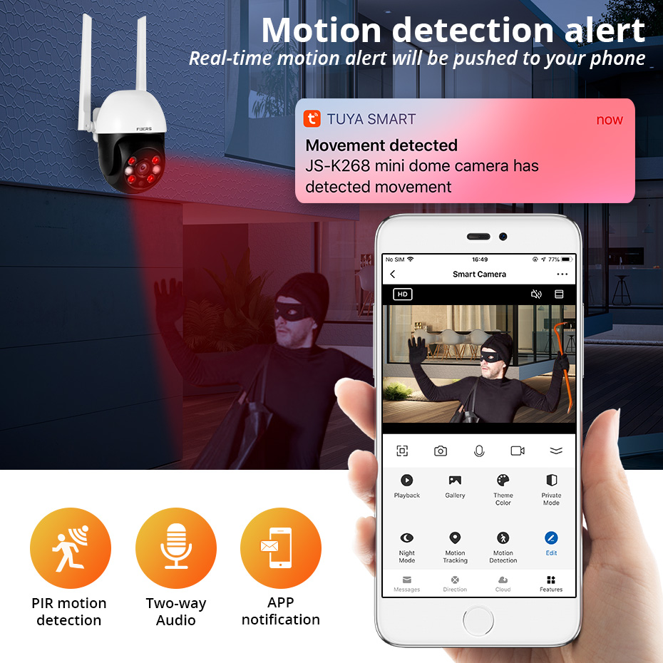 Cámara IP Fuers 8MP 4K para Ex - Smart Home Imou reseña y precio