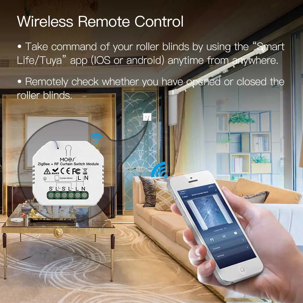 Módulo de Interruptor de Corti - Curtain Motor reseña y precio