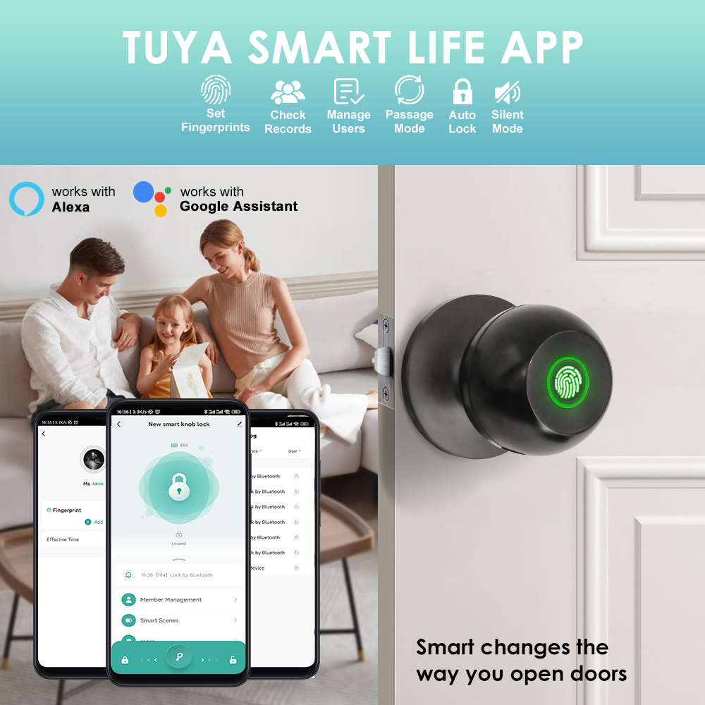 Cerradura electrónica Tuya, ce - Smart Home Technology reseña y precio