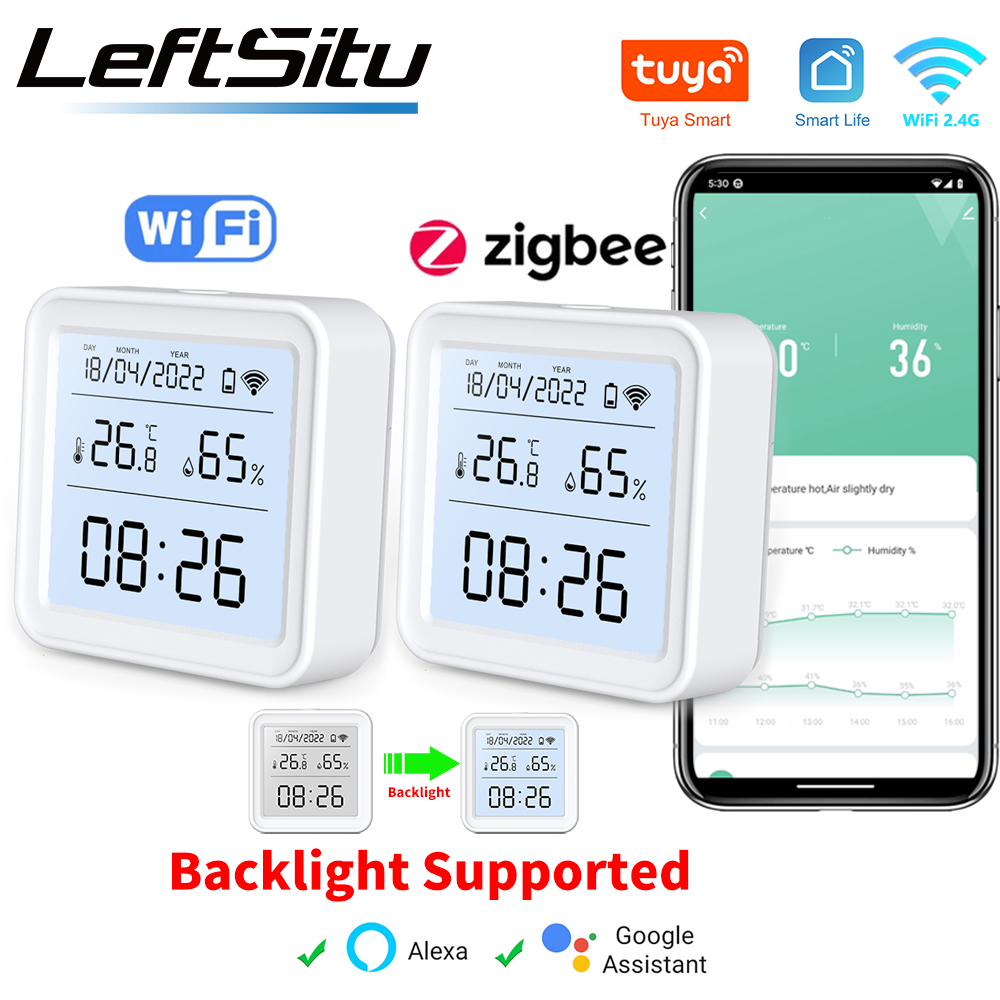 Tuya Zigbee WiFi Sensor de tem - Smart Home Design reseña y precio