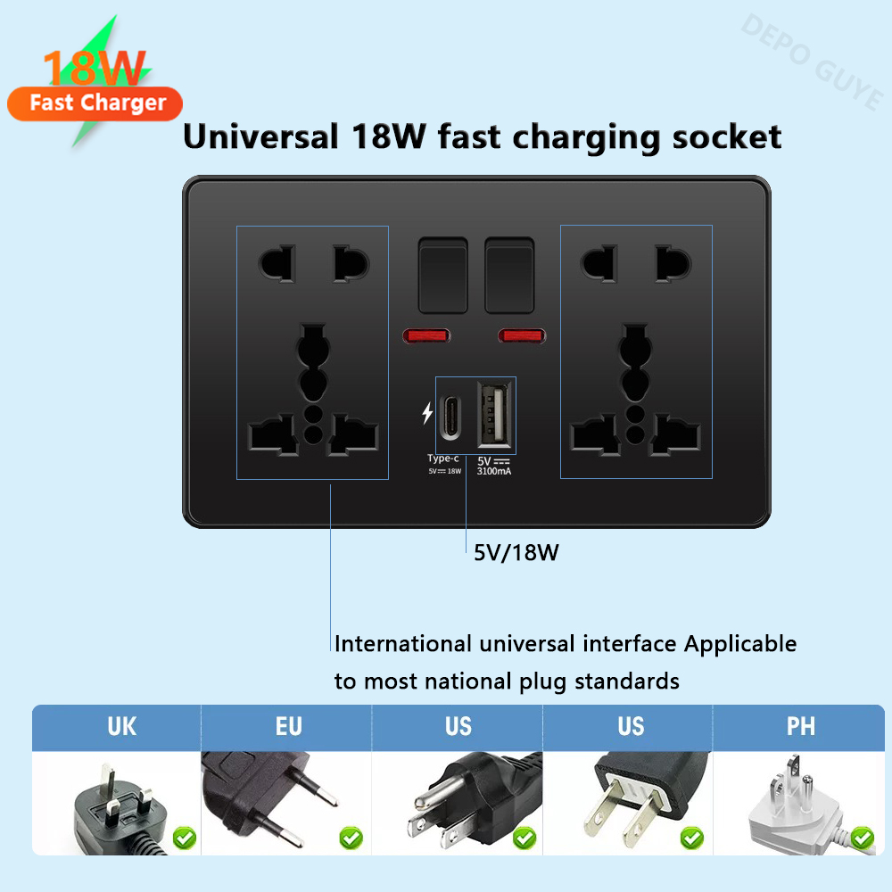 Enchufe de carga rápida inteli - Smart Wall Socket reseña y precio