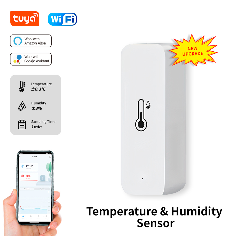 Tuya-Sensor de temperatura y h - Smart Home Design reseña y precio