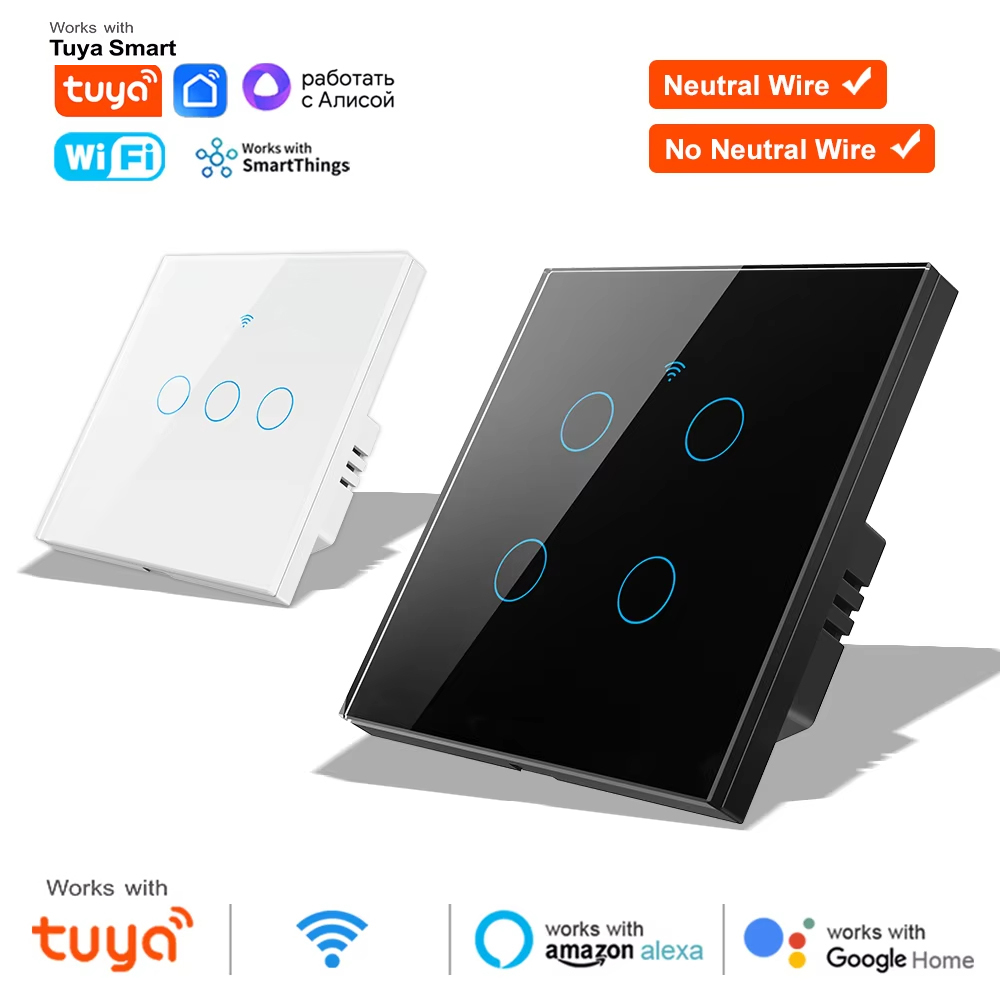 Interruptor de pared táctil Wi - Smart Home Automation reseña y precio