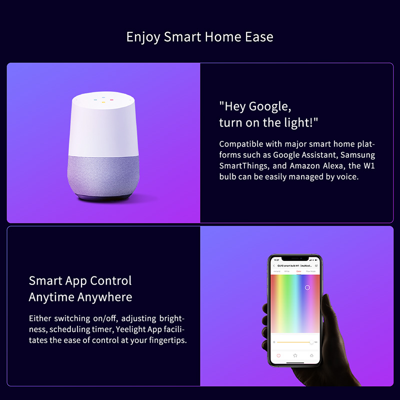 Bombilla LED Inteligente Yeeli - Smart Home Yeelight reseña y precio