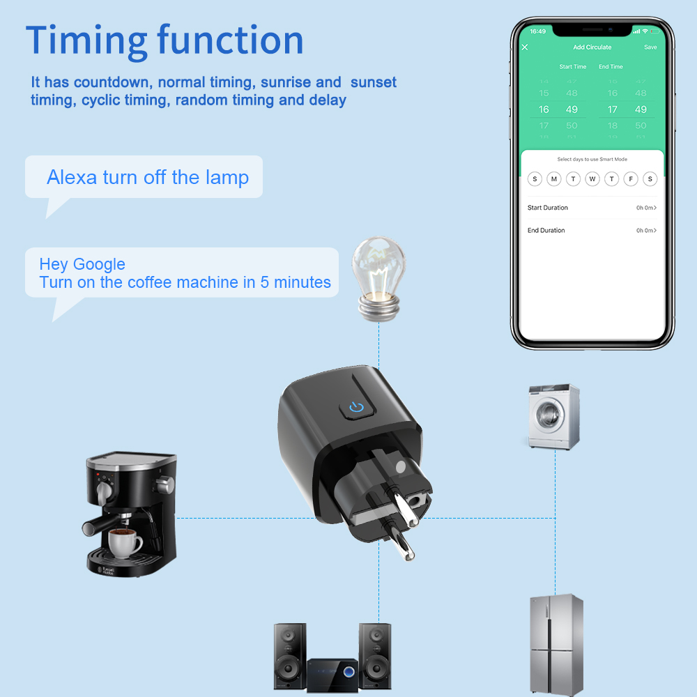 Enchufe Inteligente Tuya con C - Smart Home Technology reseña y precio