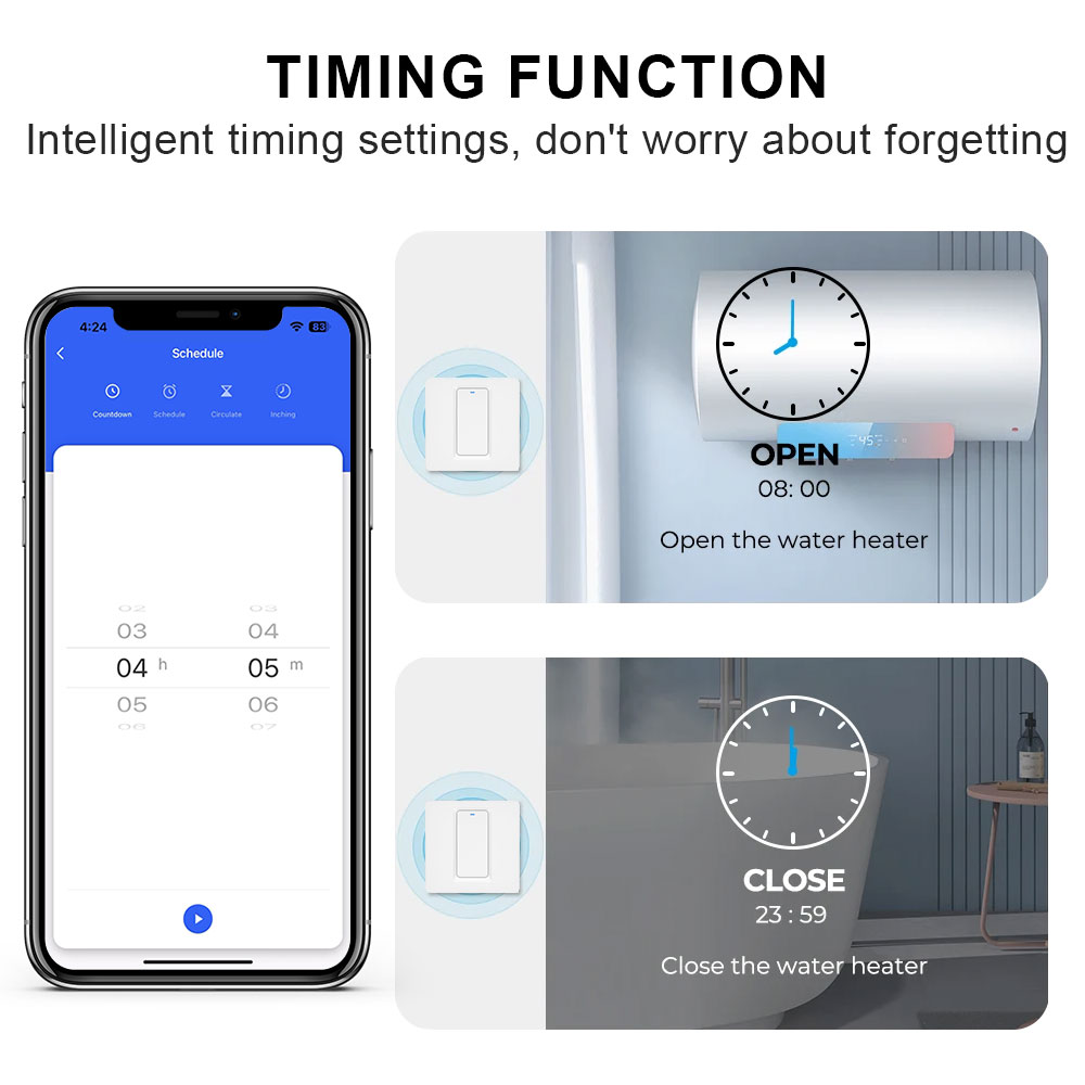 Interruptor de calentador de a - Smart Home Integration reseña y precio