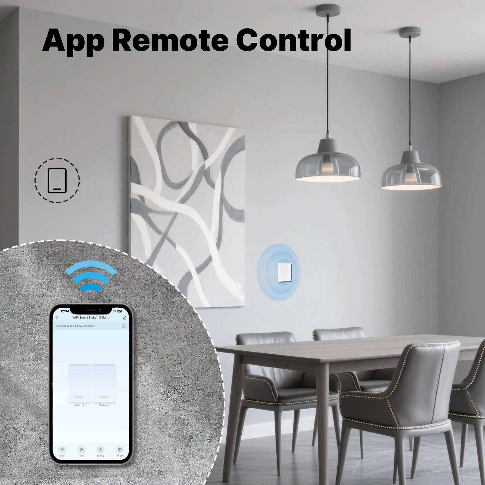 Interruptor Táctil Inteligente - Smart Home Design reseña y precio