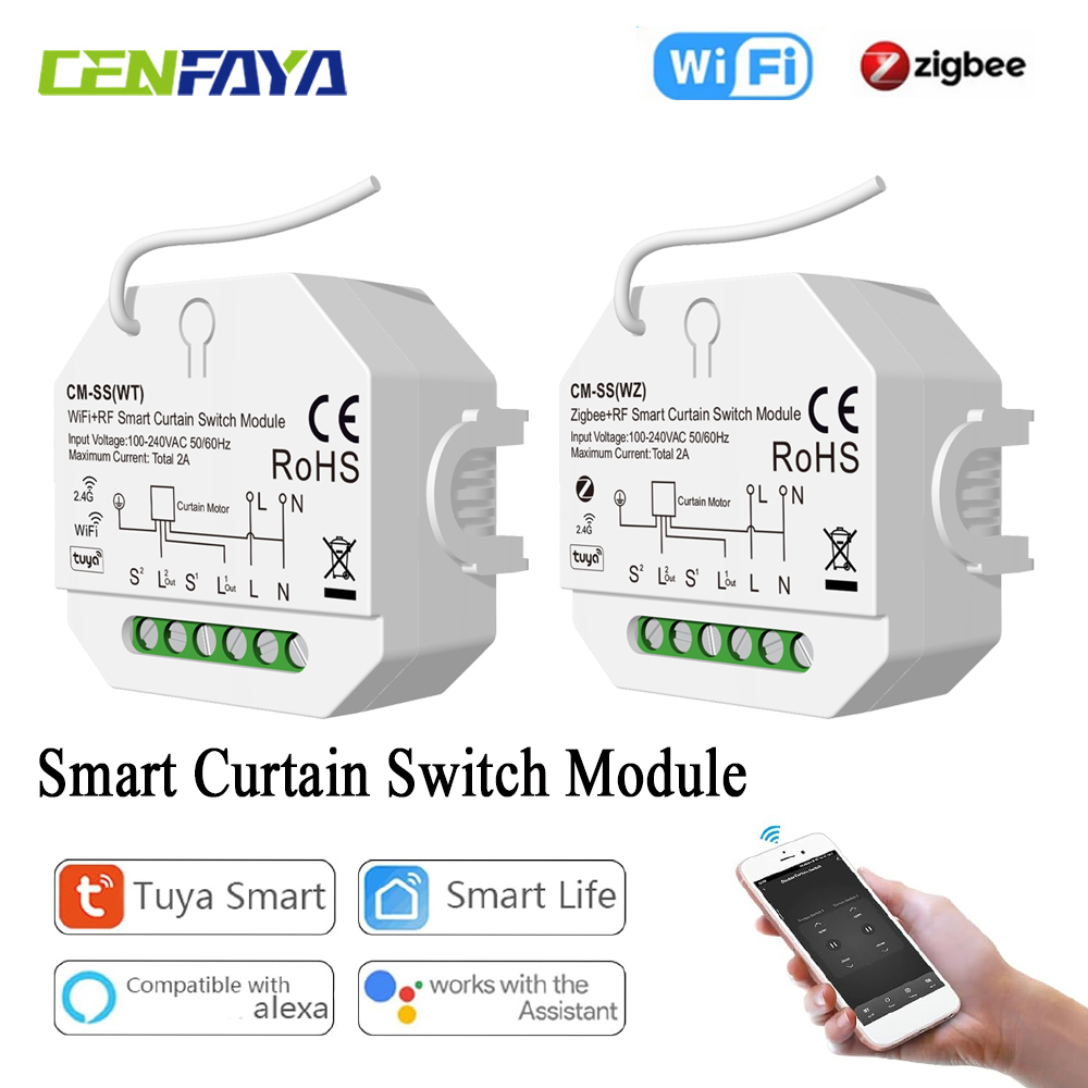 Interruptor de cortina intelig - Curtain Motor reseña y precio