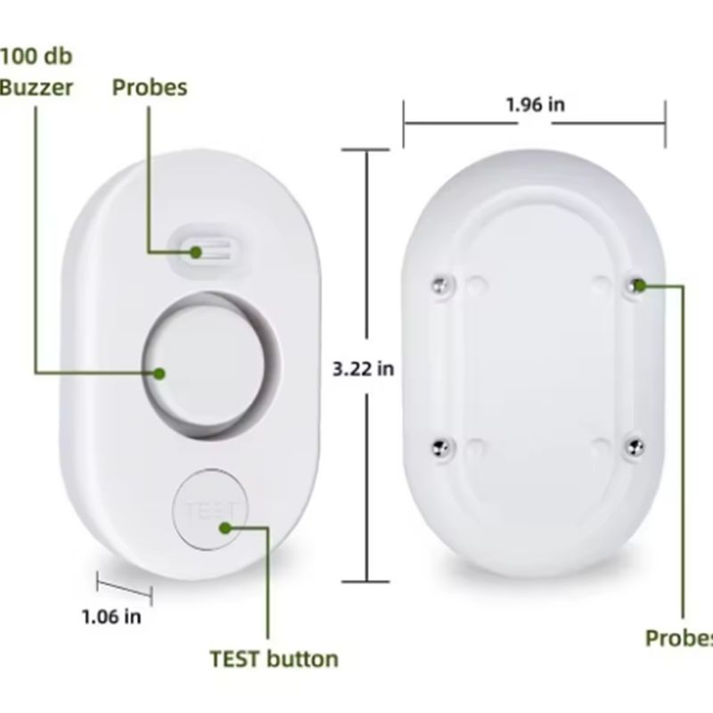 Sensor de Alarma de Fugas de A - Smart Home Technology reseña y precio
