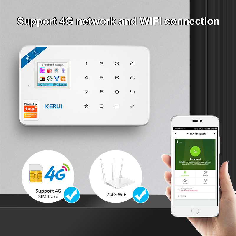 KERUI-Kit de sistema de alarma - Smart Home Demo Kit reseña y precio