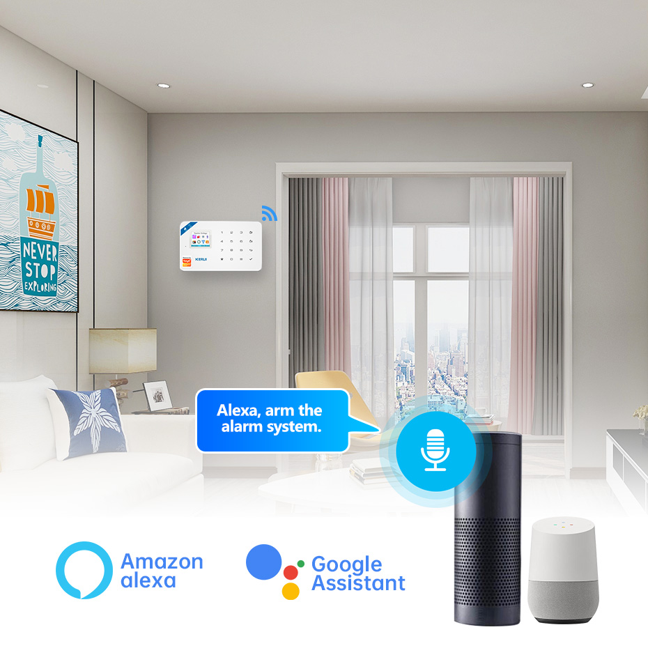 KERUI-Kit de sistema de alarma - Smart Home Demo Kit reseña y precio