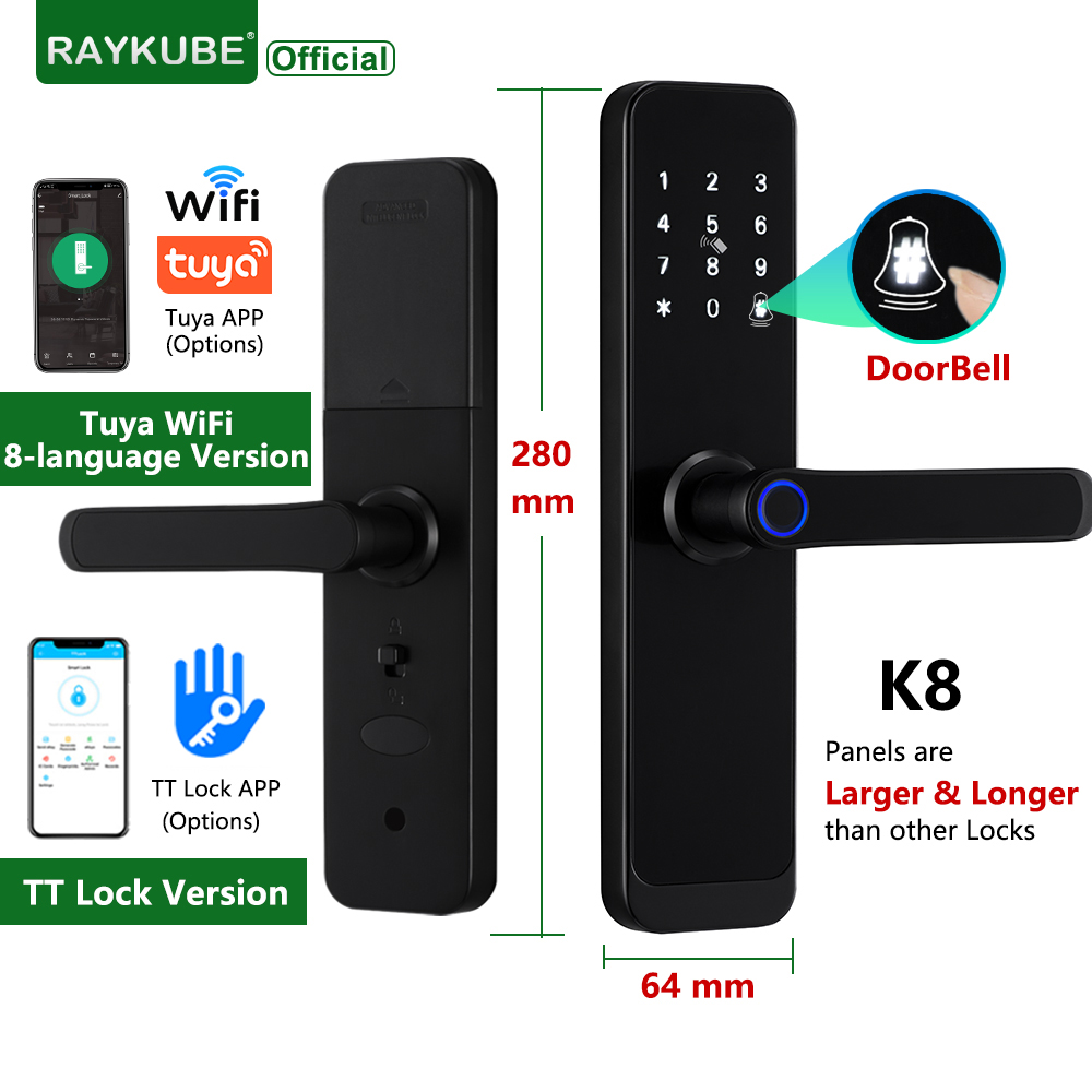RAYKUBE K8 cerradura de puerta - Smart Home Imou reseña y precio