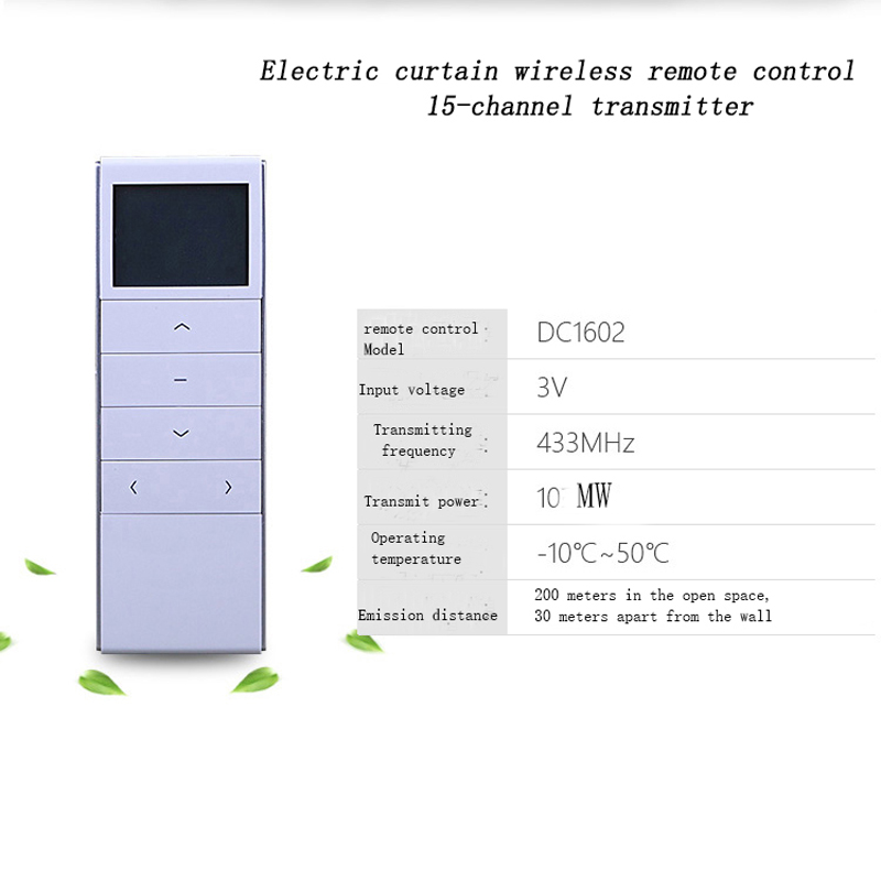 Dooya-emisor inalámbrico para  - Curtain Motor reseña y precio
