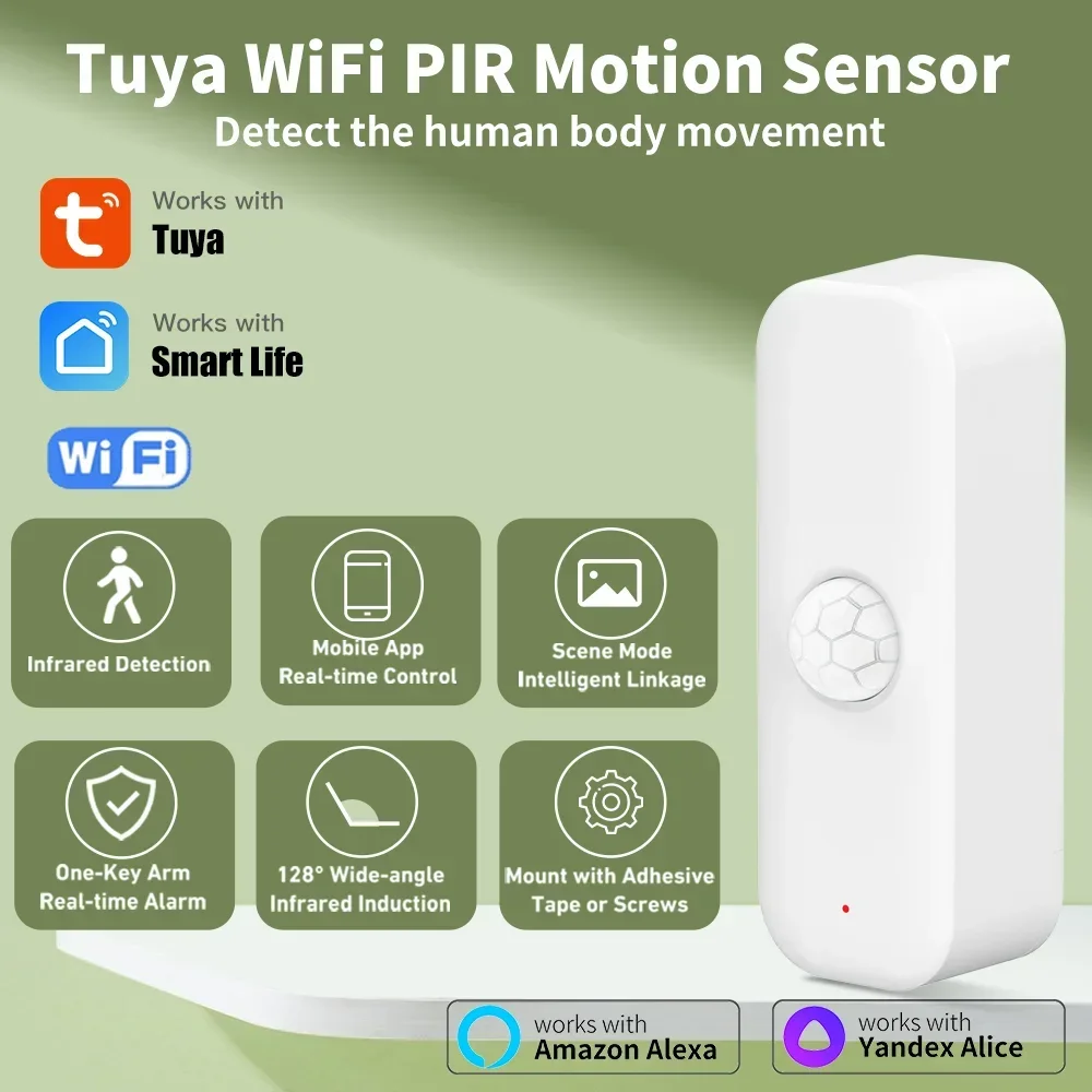 Tuya-Sensor de movimiento WiFI - Smart Home Integration reseña y precio