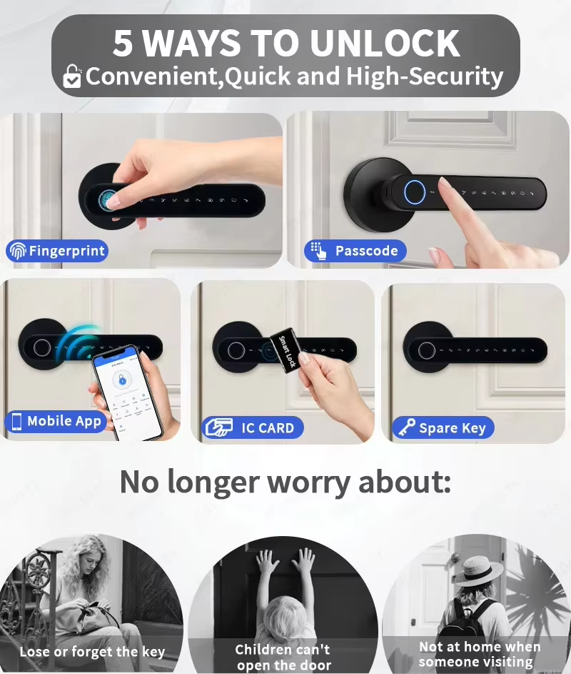 Cerradura de puerta digital in - Airbnb Smart Home reseña y precio