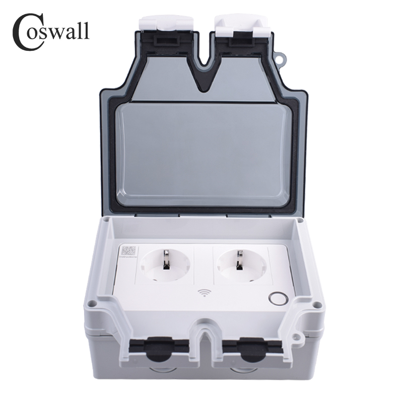 Coswall-enchufe Universal de 3 - Smart Wall Socket reseña y precio