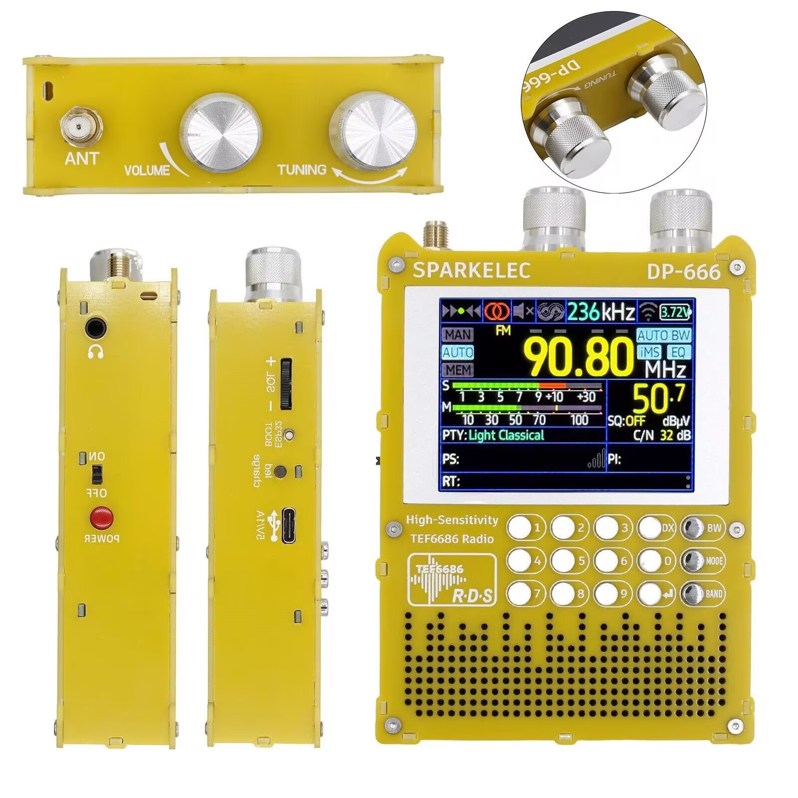 Nuevo DP-666 TEF6686 Radio de  - Smart Home Automation reseña y precio